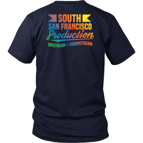 South San Francisco Production UPSTREAM + DOWNSTREAM, GSWAGZ T-Shirt - Gswagz