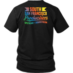 South San Francisco Production UPSTREAM + DOWNSTREAM, GSWAGZ T-Shirt - Gswagz
