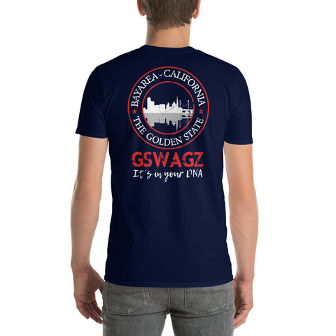 Bayarea California The Golden State GSWAGZ Short-Sleeve T-Shirt - Gswagz